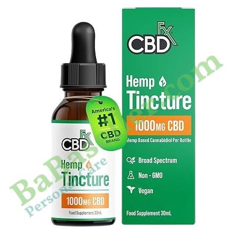 CBDfx CBD vape oil 1000mg broad spectrum packaging