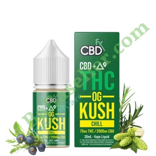 THC vape OG Kush juice bottle cannabis vape liquid