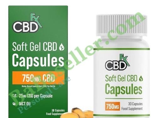 CBDfx 750mg CBD High Strength oil bottle
