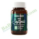 Canna River CBD Pain Softgels Full Spectrum 60 Count hemp CBD capsules bottle packaging