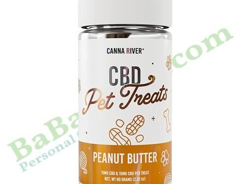 Canna River CBD Pet Treats 30 Count hemp CBD dog treats packaging