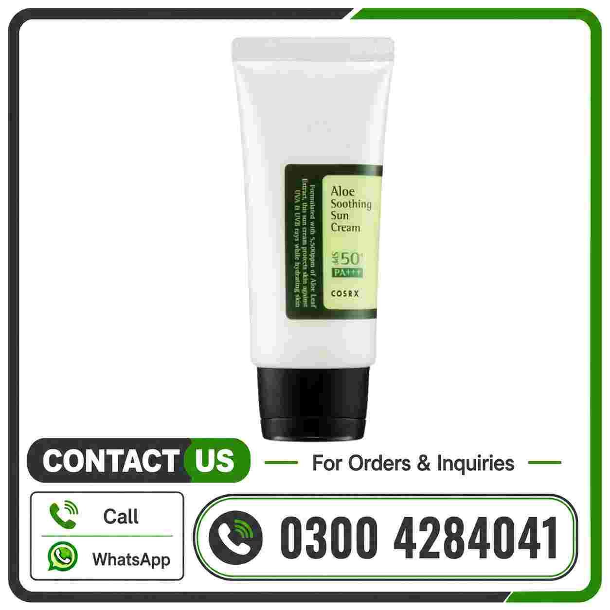 Aloe Soothing Sun Cream in Pakistan