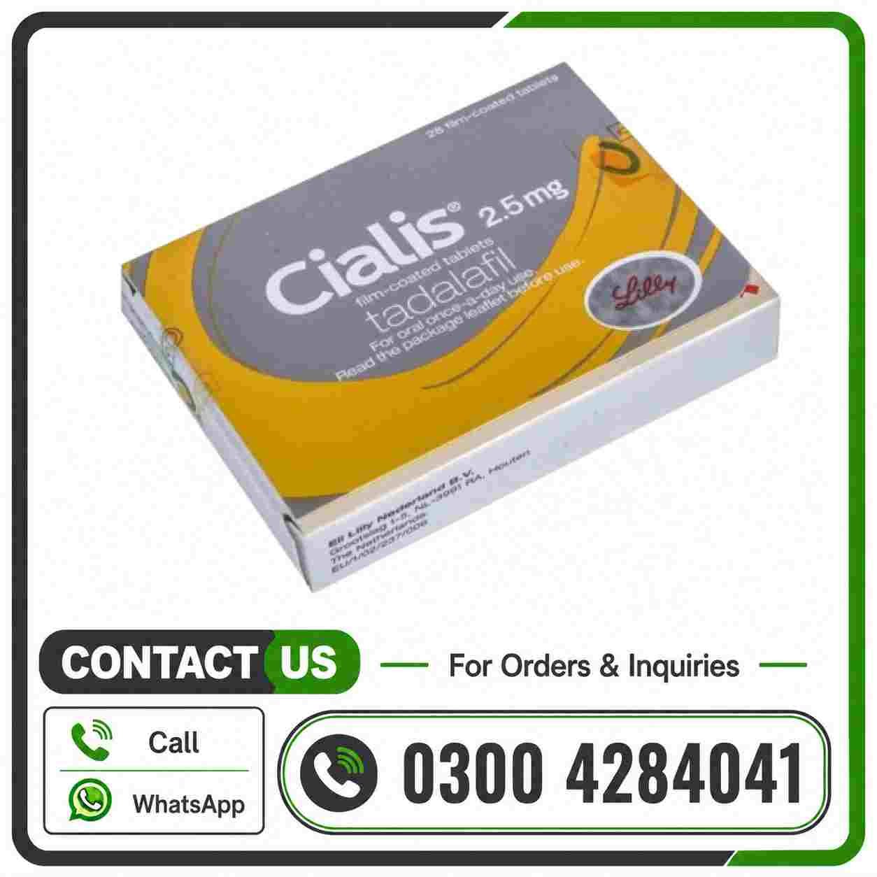 Cialis 2.5mg Price in Pakistan