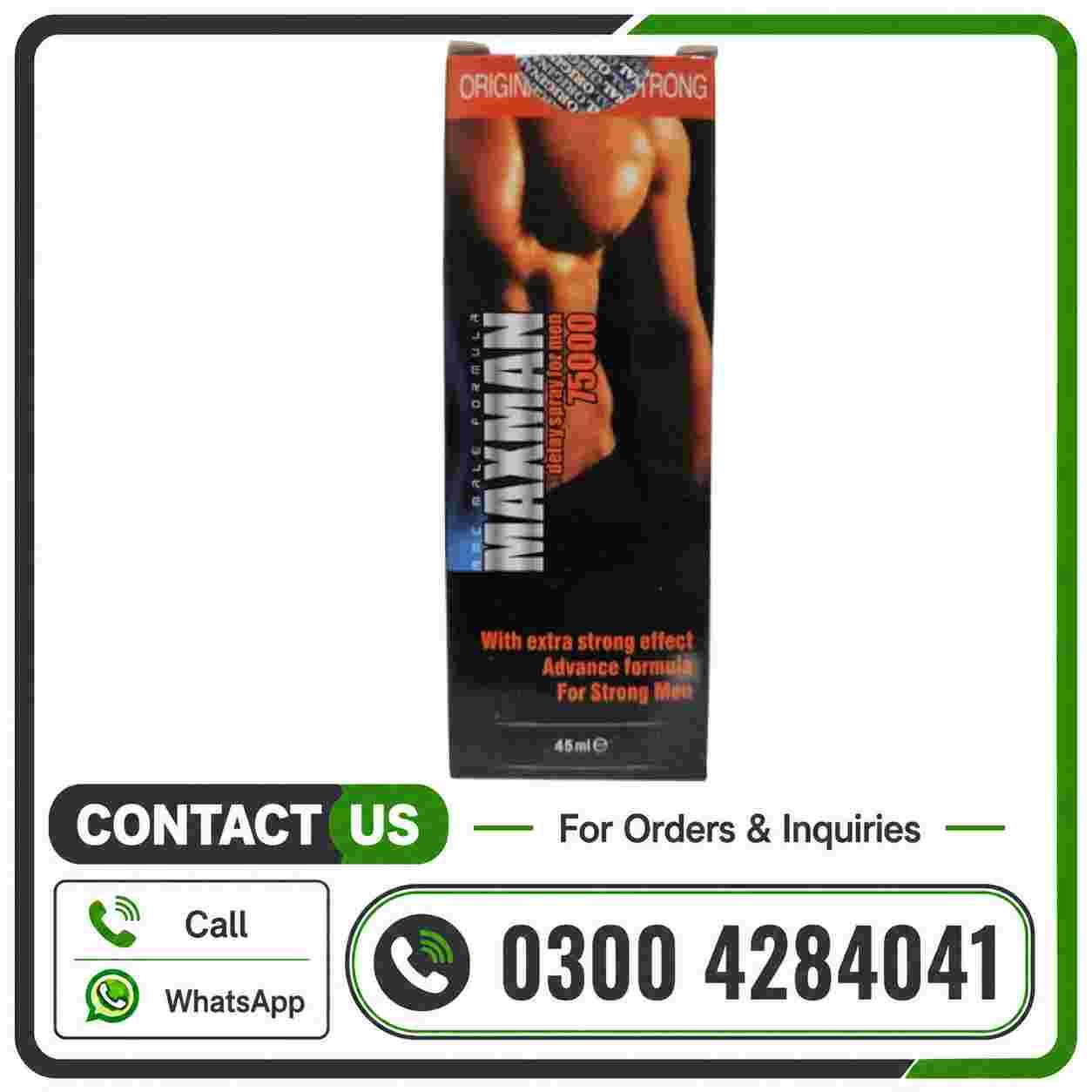 Maxman Delay Spray in Pakistan