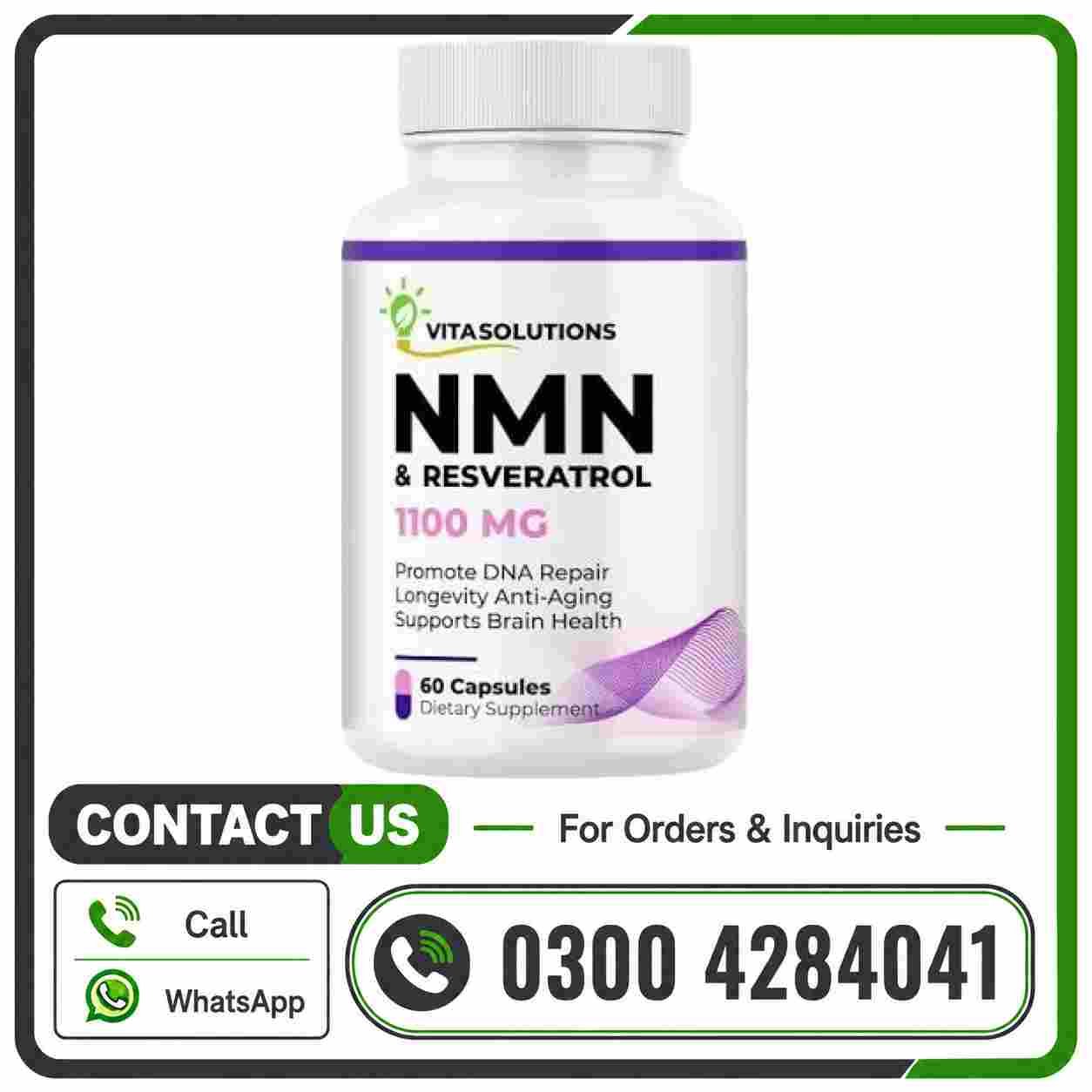 Vita Solutions NMN 1100mg Supplement In Pakistan